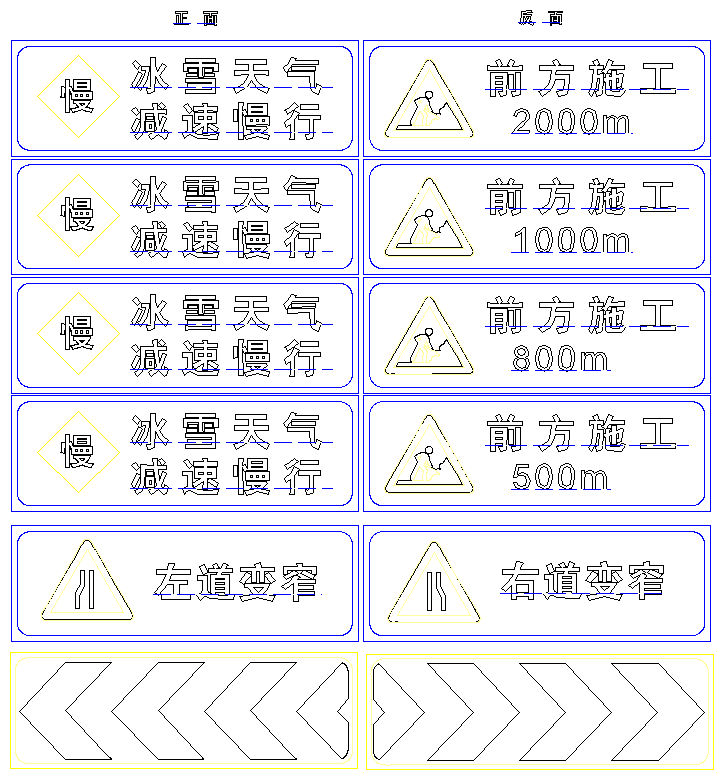 施工标志